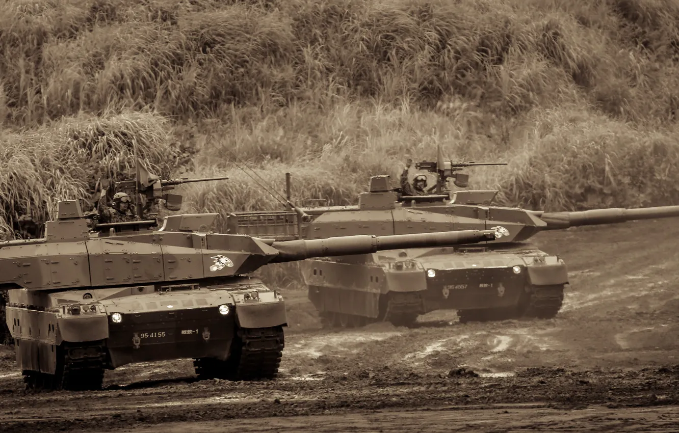 Photo wallpaper army, dirt, tank, armor