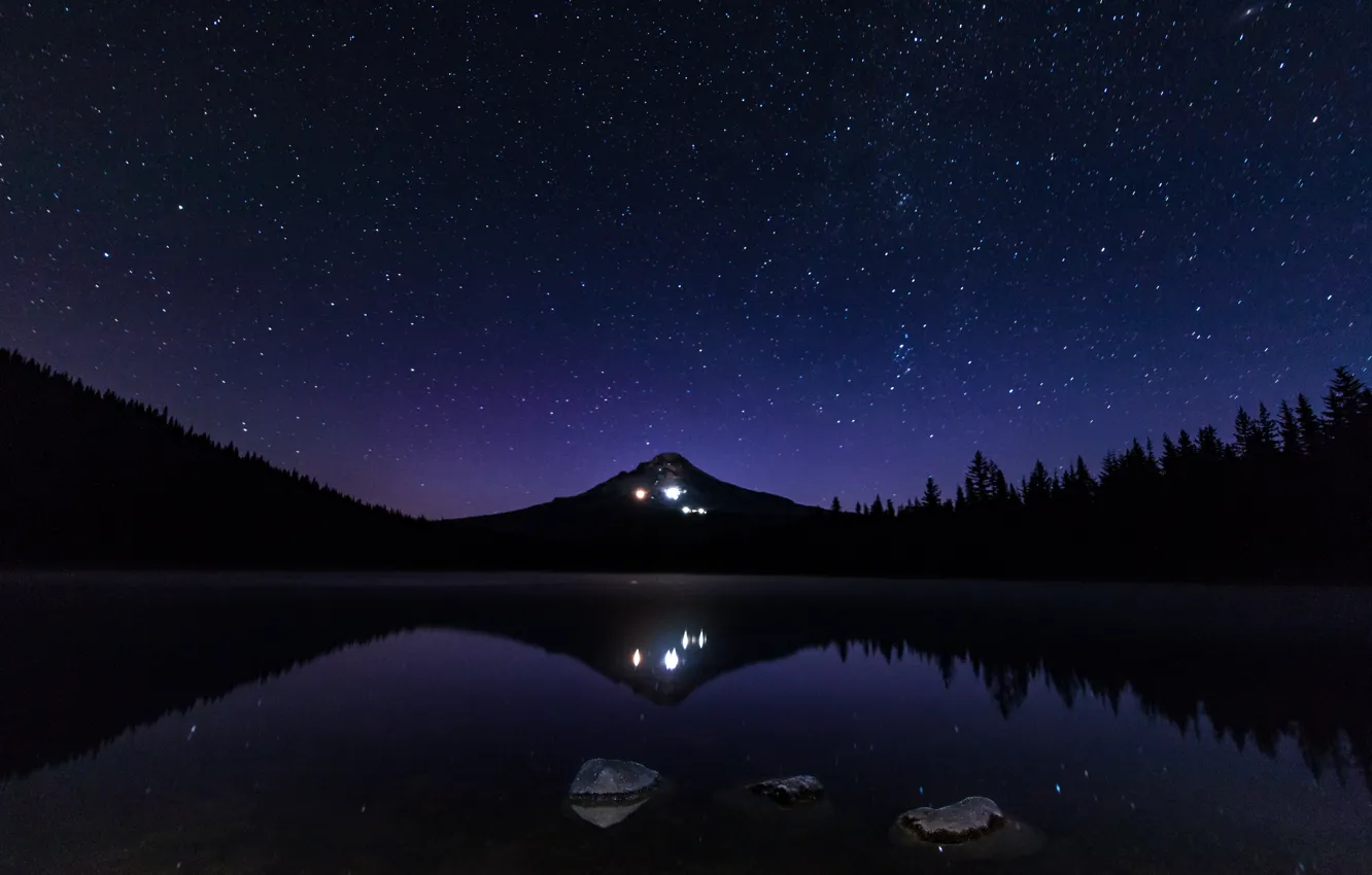 Photo wallpaper space, stars, night, ՏթѦСЄ