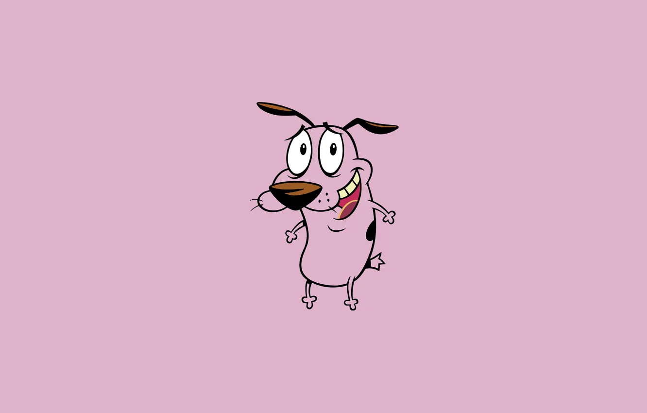 Photo wallpaper emotions, dog, Courage the cowardly dog, Courage - the cowardly dog, Courage