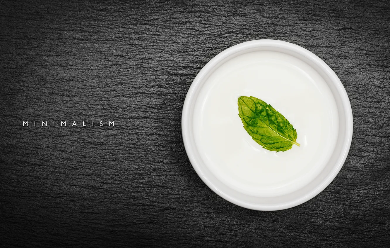 Photo wallpaper leaves, minimalism, plate, photographer, photography, photographer, Björn Wunderlich