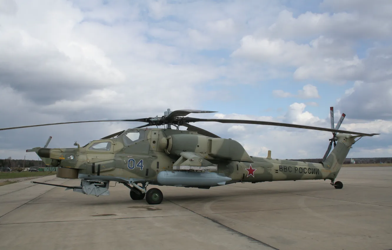 Photo wallpaper Helicopter, Russia, Mi-28