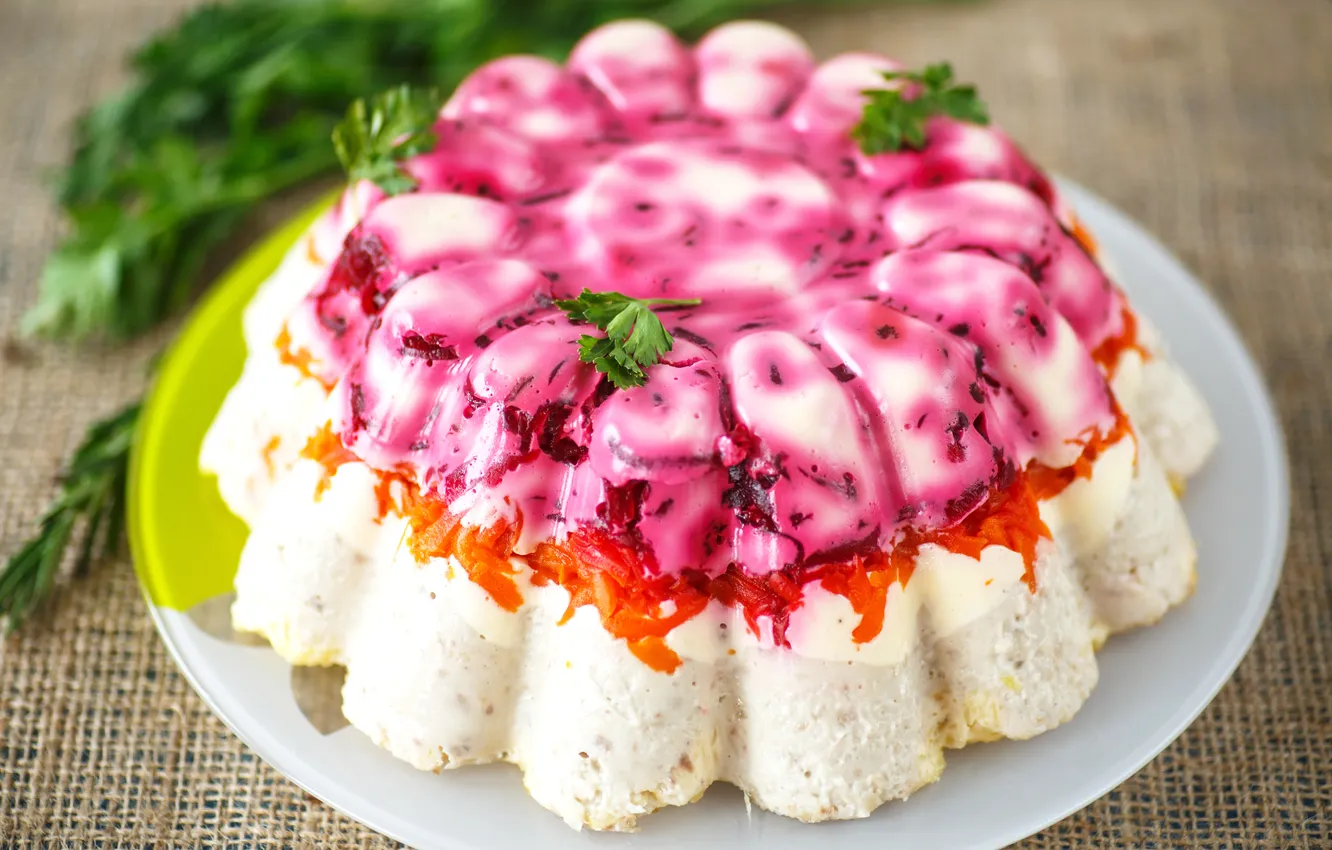 Photo wallpaper food, salad, beets