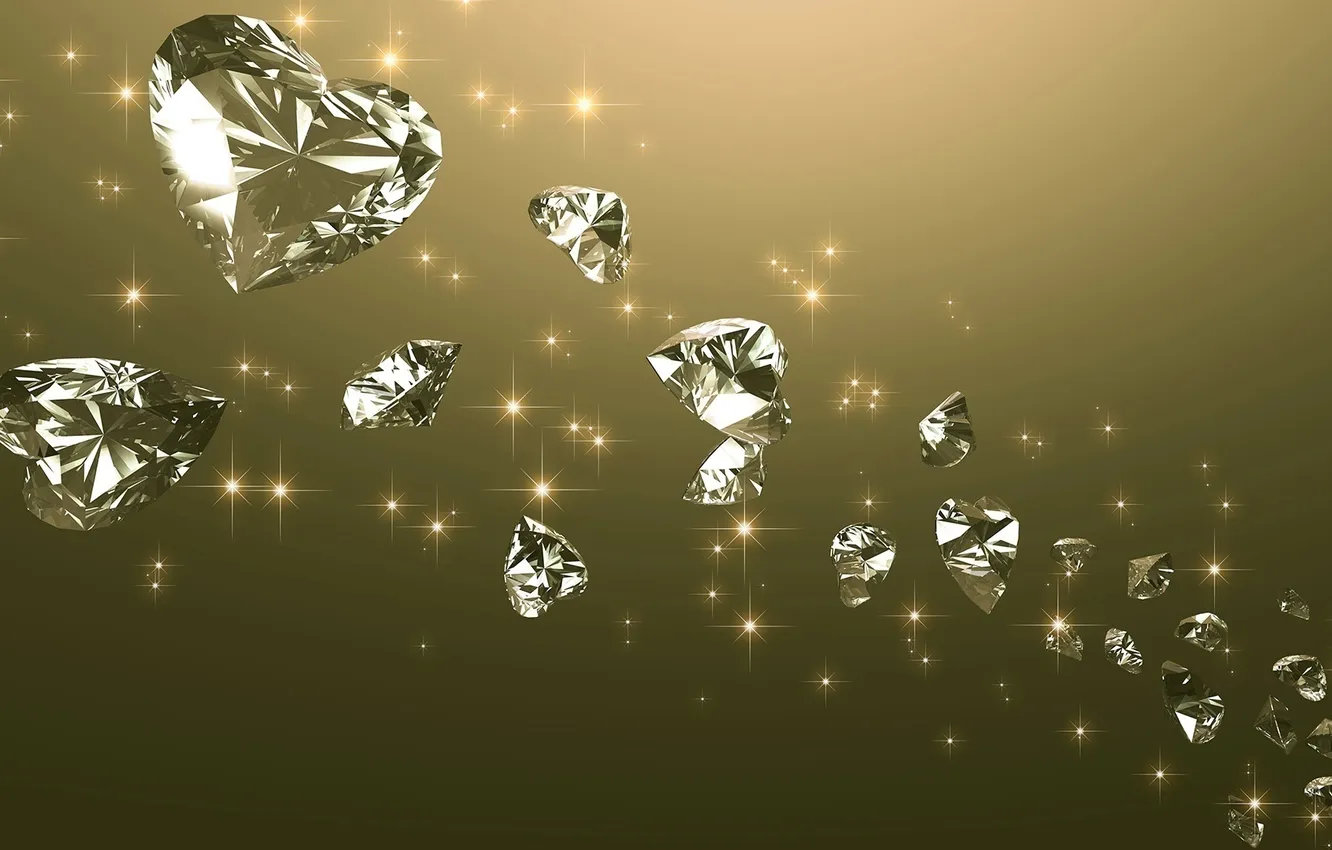 Photo wallpaper stones, background, heart, love, jewelry