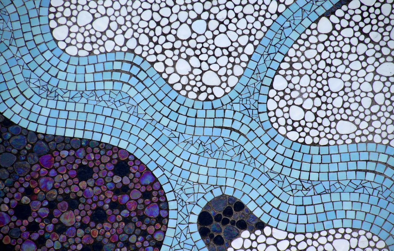 Photo wallpaper pattern, color, mosaic