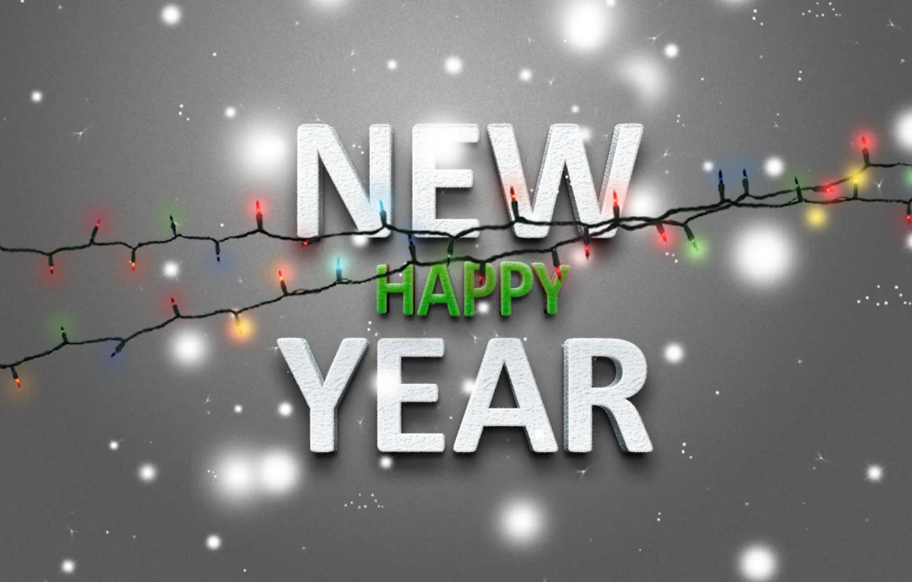 Photo wallpaper lights, holiday, new year, new year, 2013