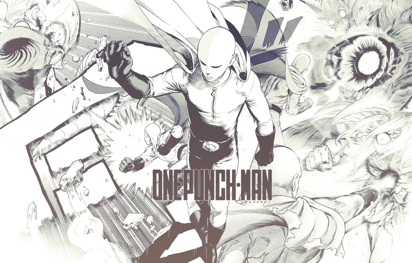 Photo wallpaper anime, manga, One-Punch Man, Saitama