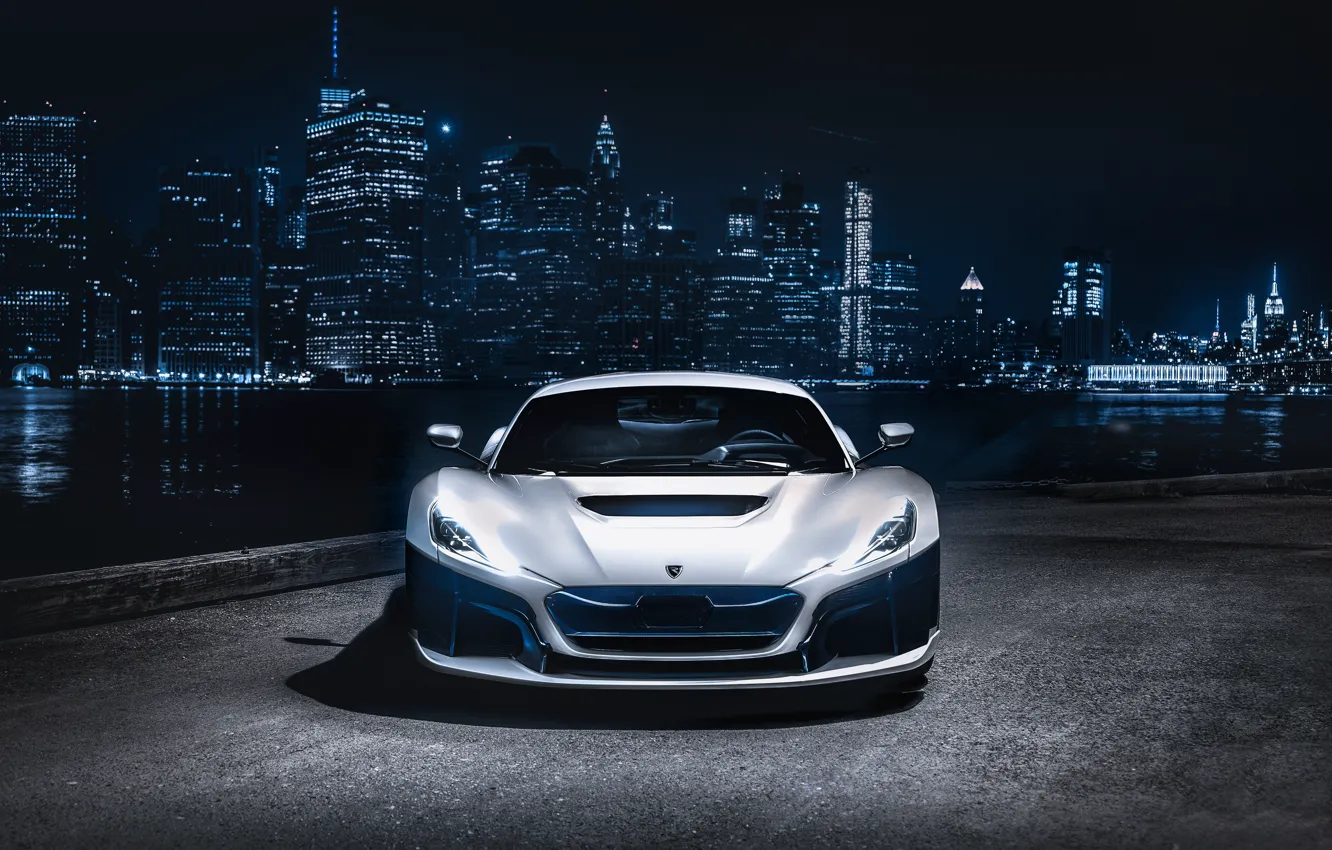 Photo wallpaper Rimac, front view, Concept Two, Rimac C_Two