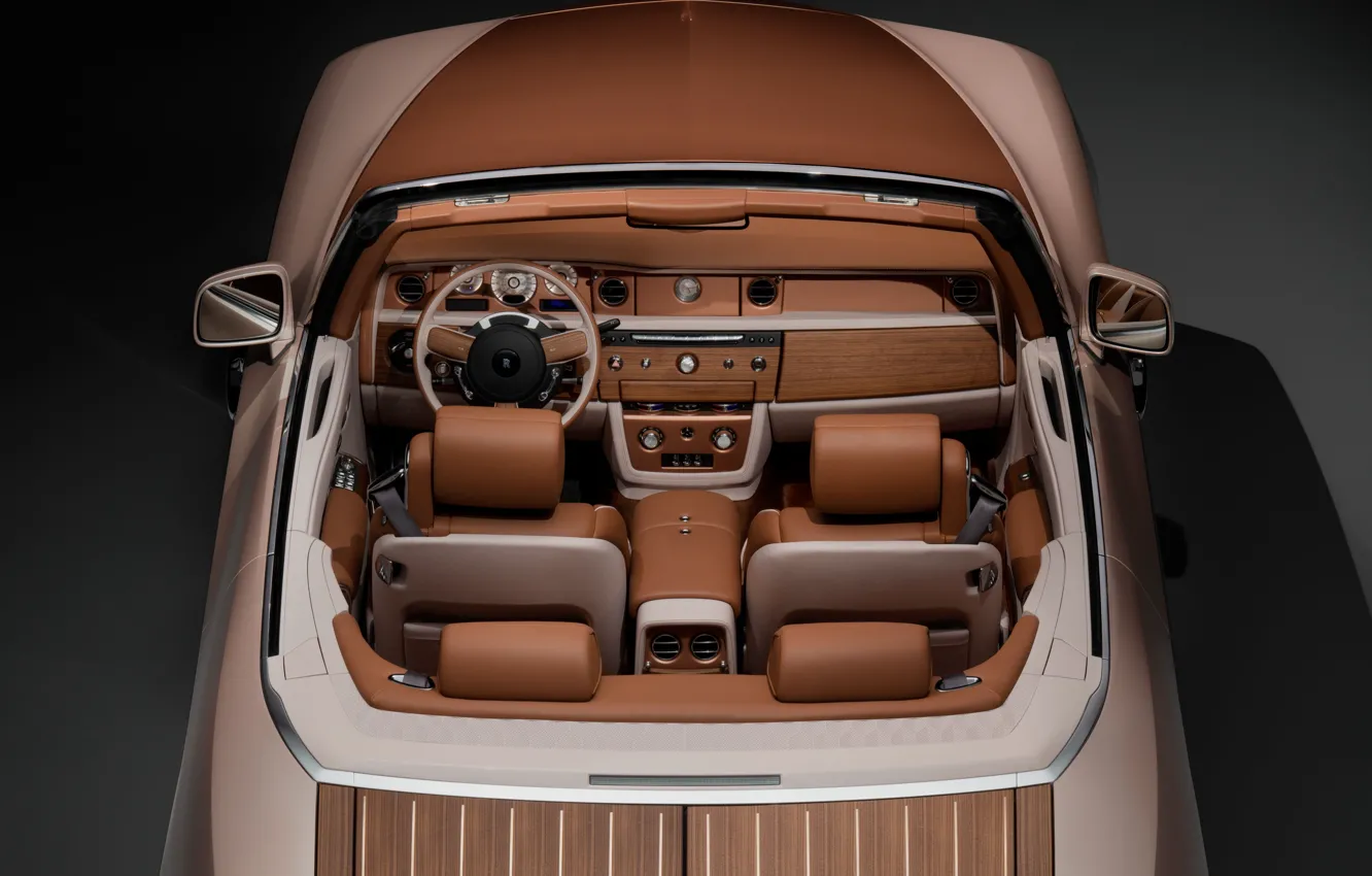 Photo wallpaper Rolls-Royce, car interior, Boat Tail, Rolls-Royce Boat Tail