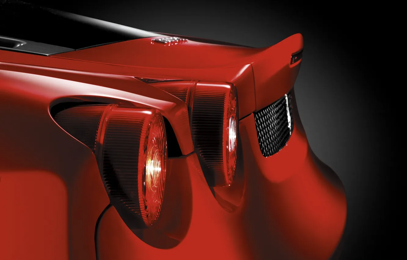 Photo wallpaper style, background, lights, beauty, Ferrari, luxury, bumper