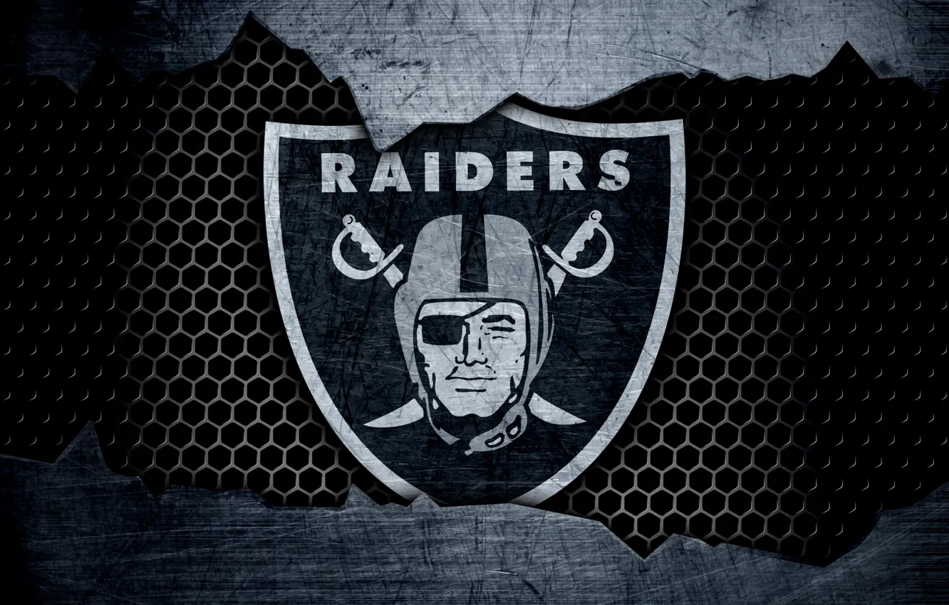 Photo wallpaper wallpaper, logo, Sport, American football, nfl, Oakland Raiders