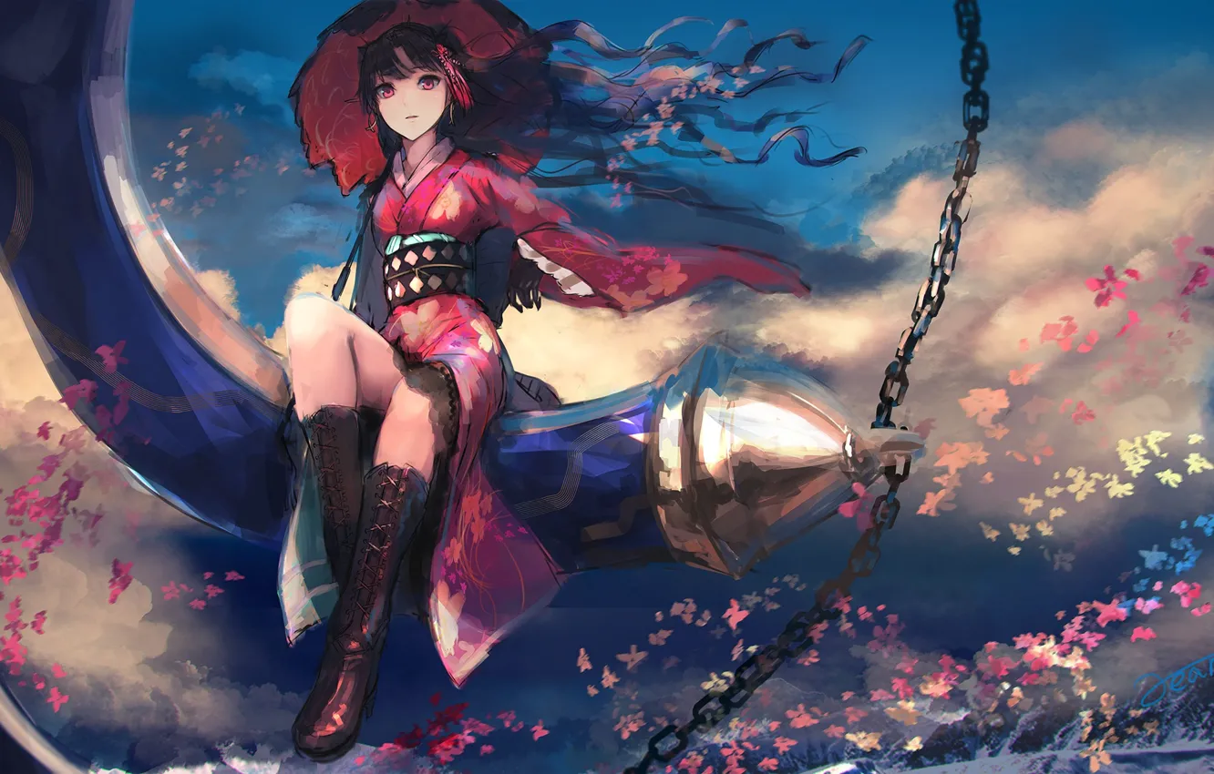 Photo wallpaper girl, anime, art, Fate/Stay Night