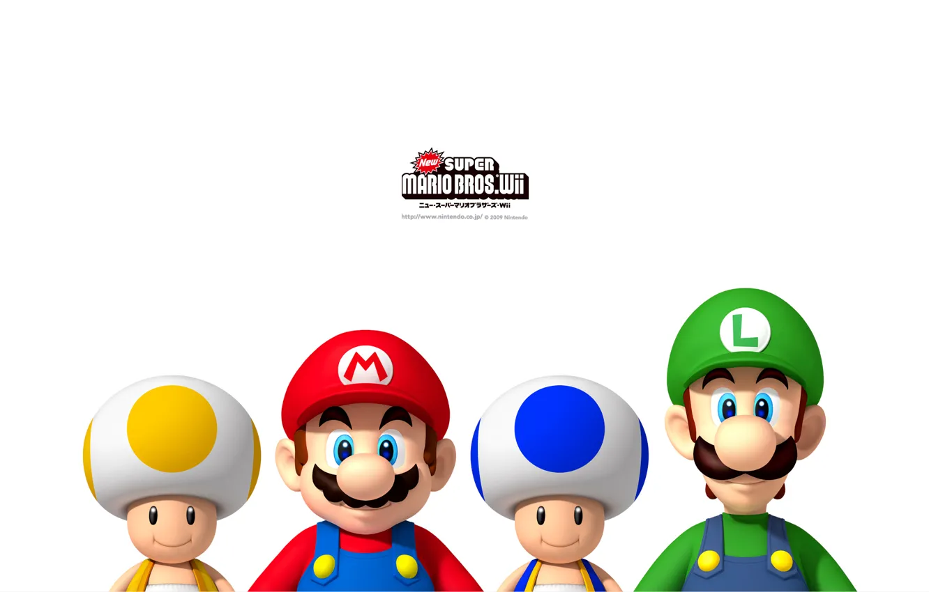 Photo wallpaper Wii, Nintendo, Super Mario