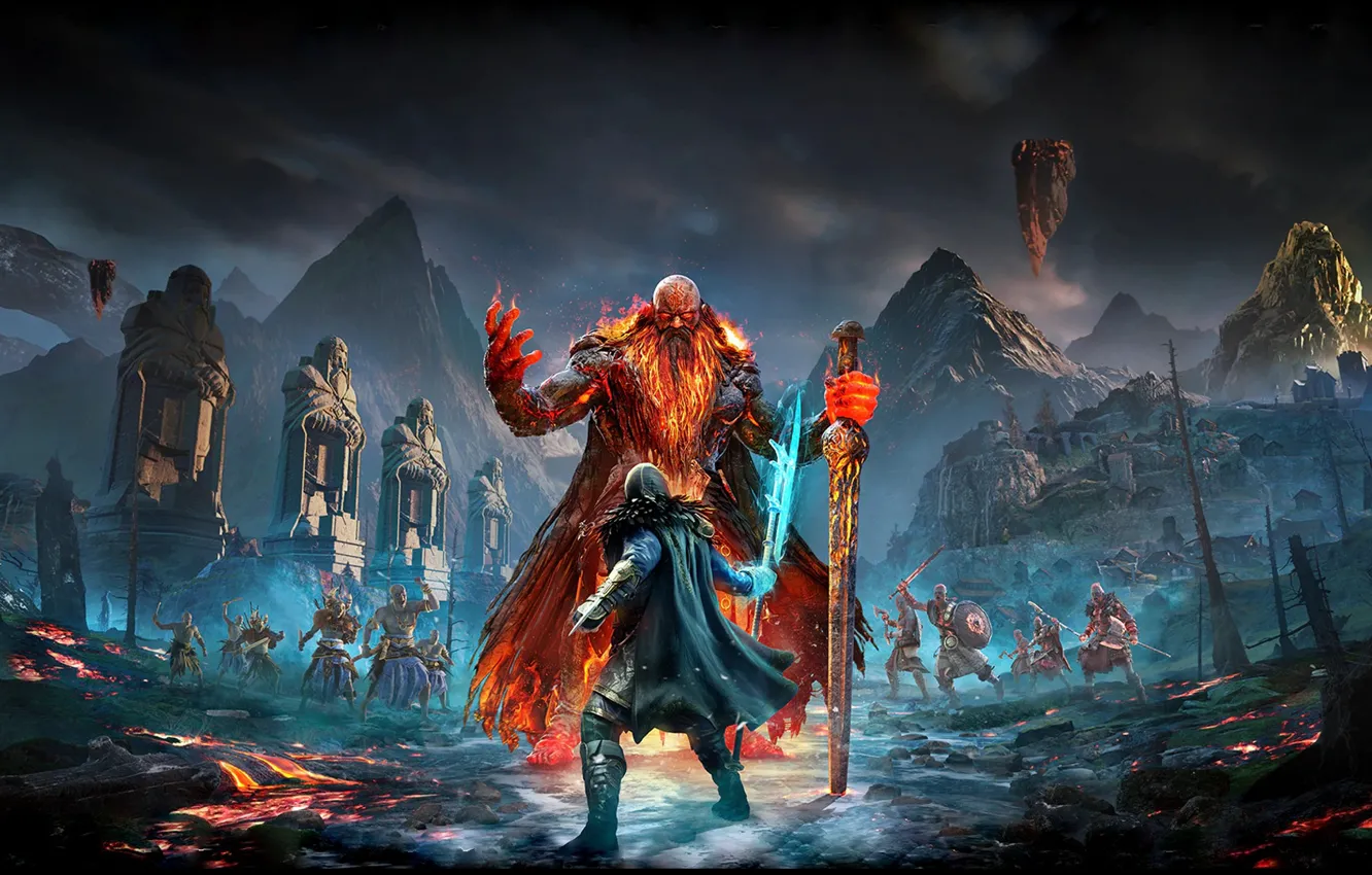 Photo wallpaper one, Assassin's Creed Valhalla, Gungner, Gungnir, Assassin's Creed Valhalla: Dawn of Ragnarok, All - Father