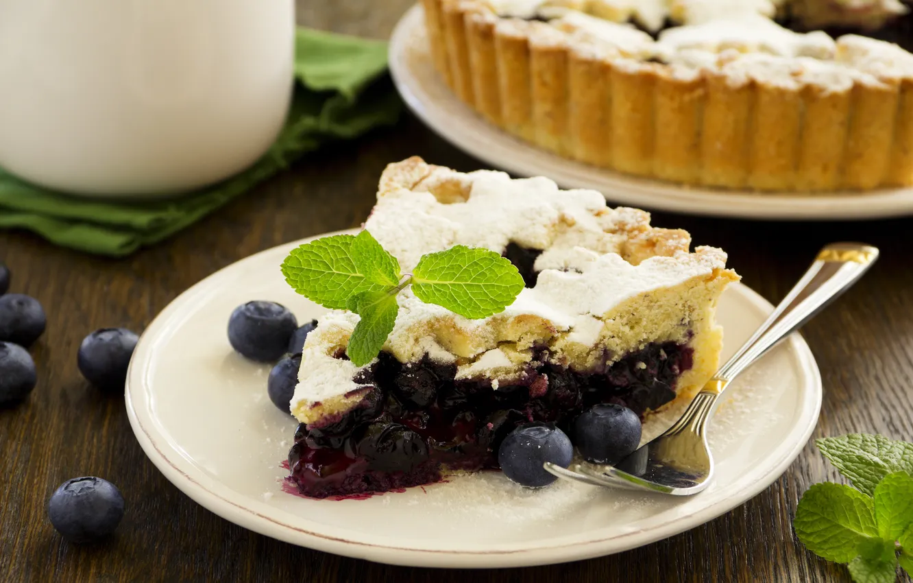 Photo wallpaper sweets, cakes, cakes, sweets, Vienna blueberry pie, Vienna blueberry pie