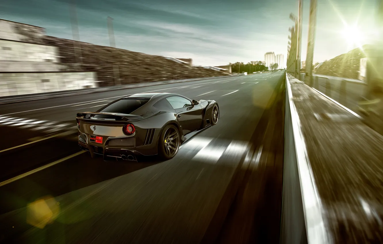 Photo wallpaper Ferrari, supercar, Ferrari, Novitec Rosso, F12berlinetta