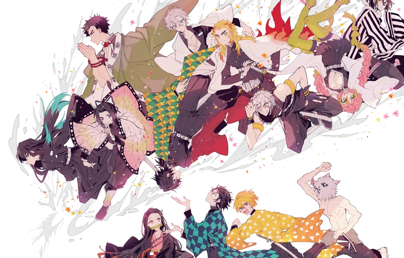 Photo wallpaper girl, anime, art, guy, characters, The Blade Cleaves Demons