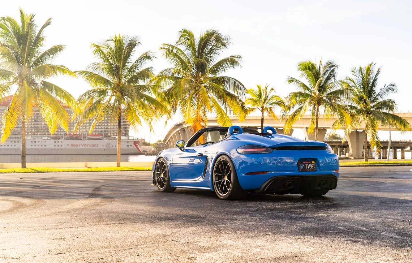 Photo wallpaper Porsche, Spyder, 718