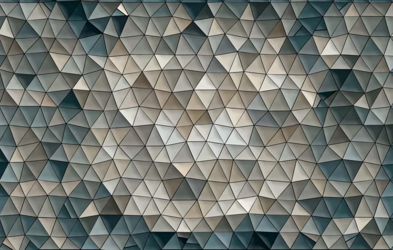 Photo wallpaper mosaic, background, abstraction, Wallpaper, pattern, color, figure, triangle