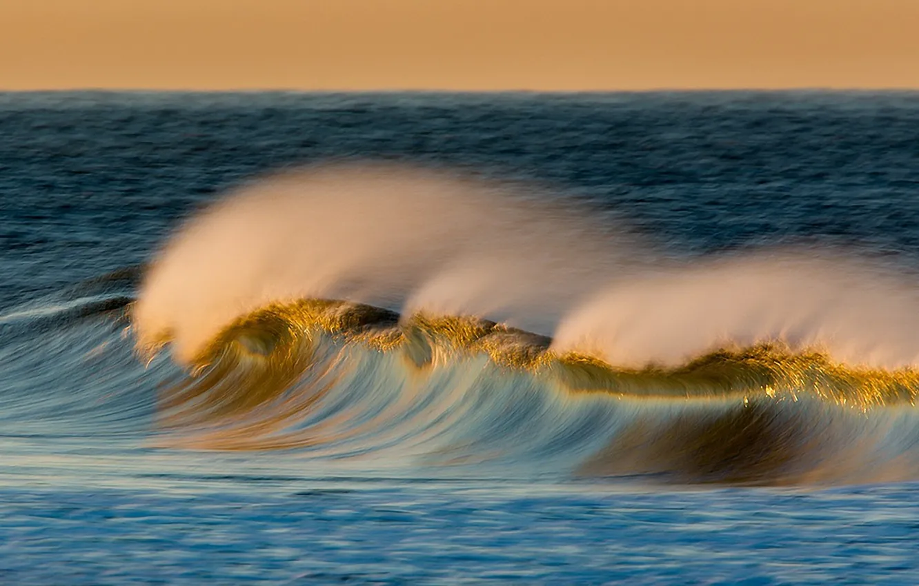 Photo wallpaper sea, squirt, the ocean, wave
