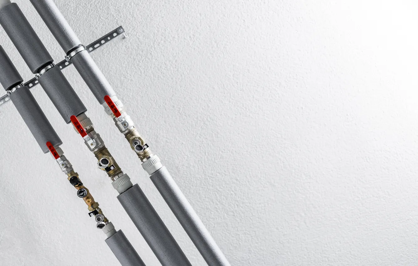 Photo wallpaper wall, connectors, cut-off keys