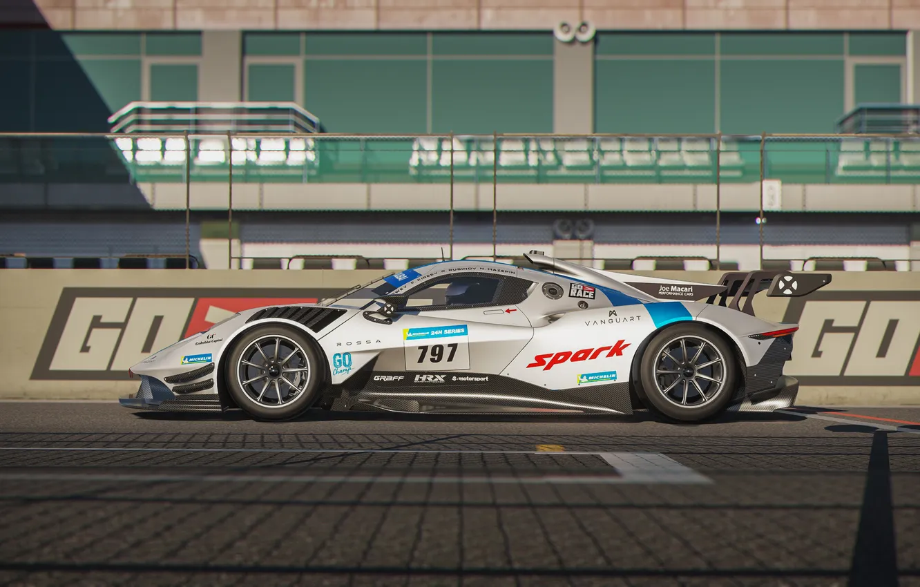 Photo wallpaper Motorsport, The simulator, GoRace, Red