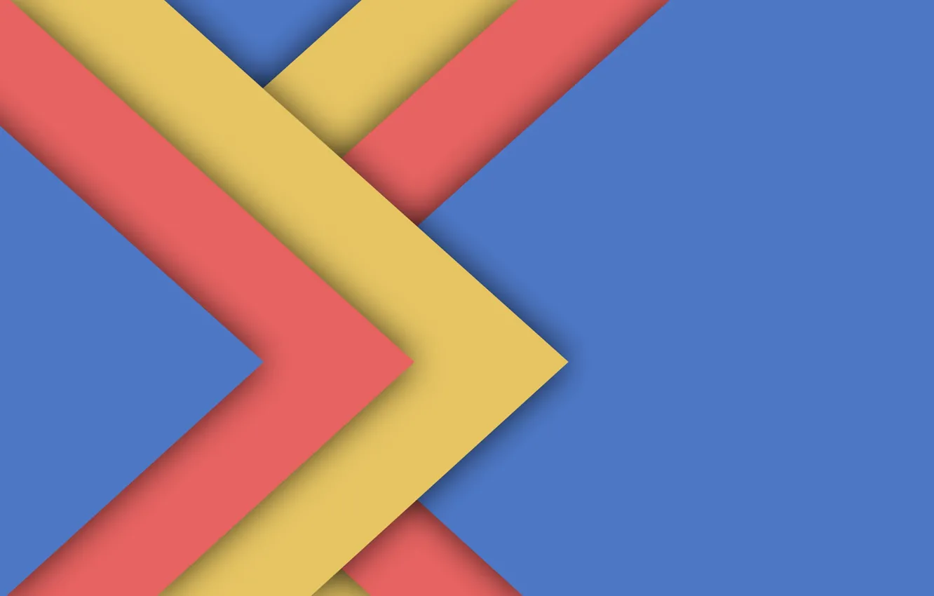 Photo wallpaper line, yellow, blue, geometry, design, color, material