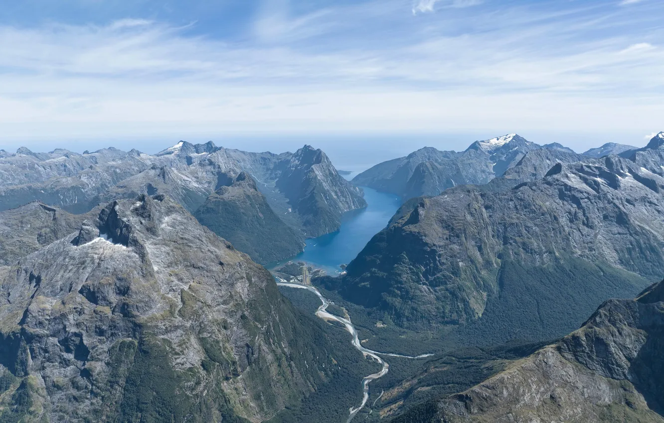 Photo wallpaper river, landscape, nature, water, mountains, gorges