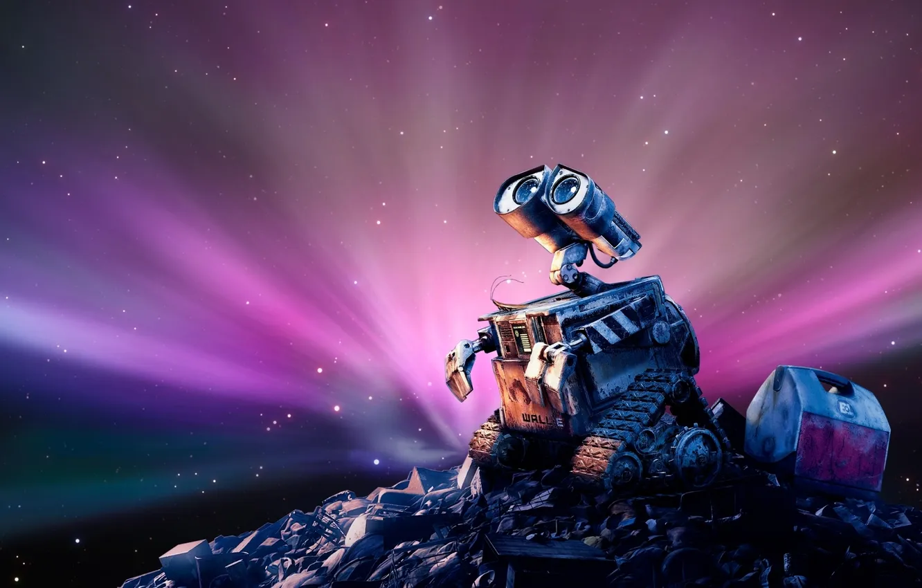 Photo wallpaper the sky, garbage, the evening, valley