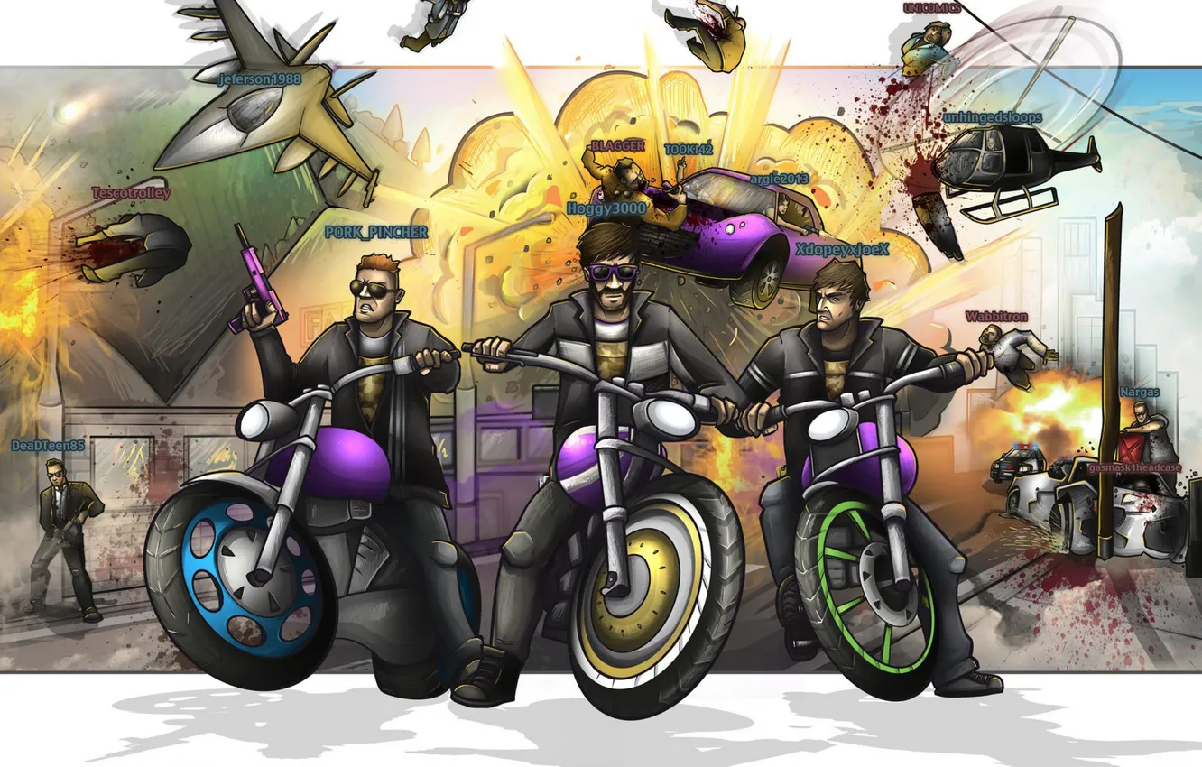 Photo wallpaper Rockstar, fan art, Grand Theft Auto V, gta 5, GTA Online