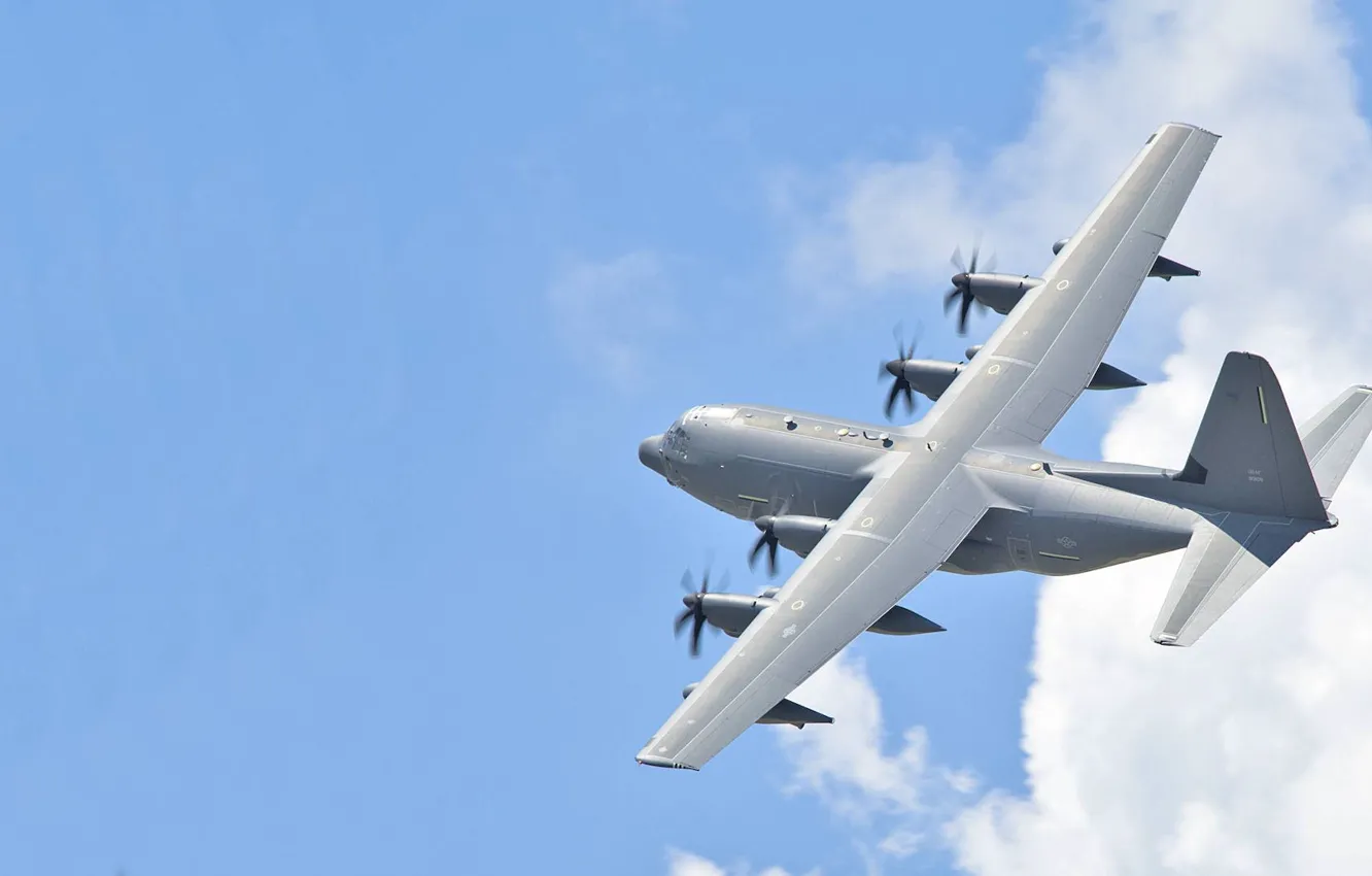 Photo wallpaper the plane, search engine, Lockheed, USAF, CSAR, HC-130, Combat King