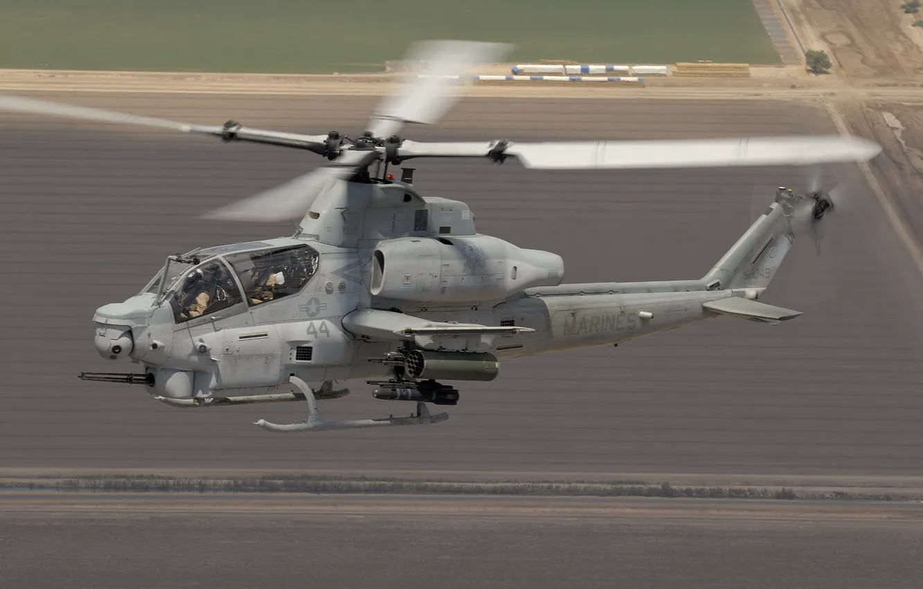 Photo wallpaper flight, helicopter, Viper, shock, Bell AH-1Z, "Viper"