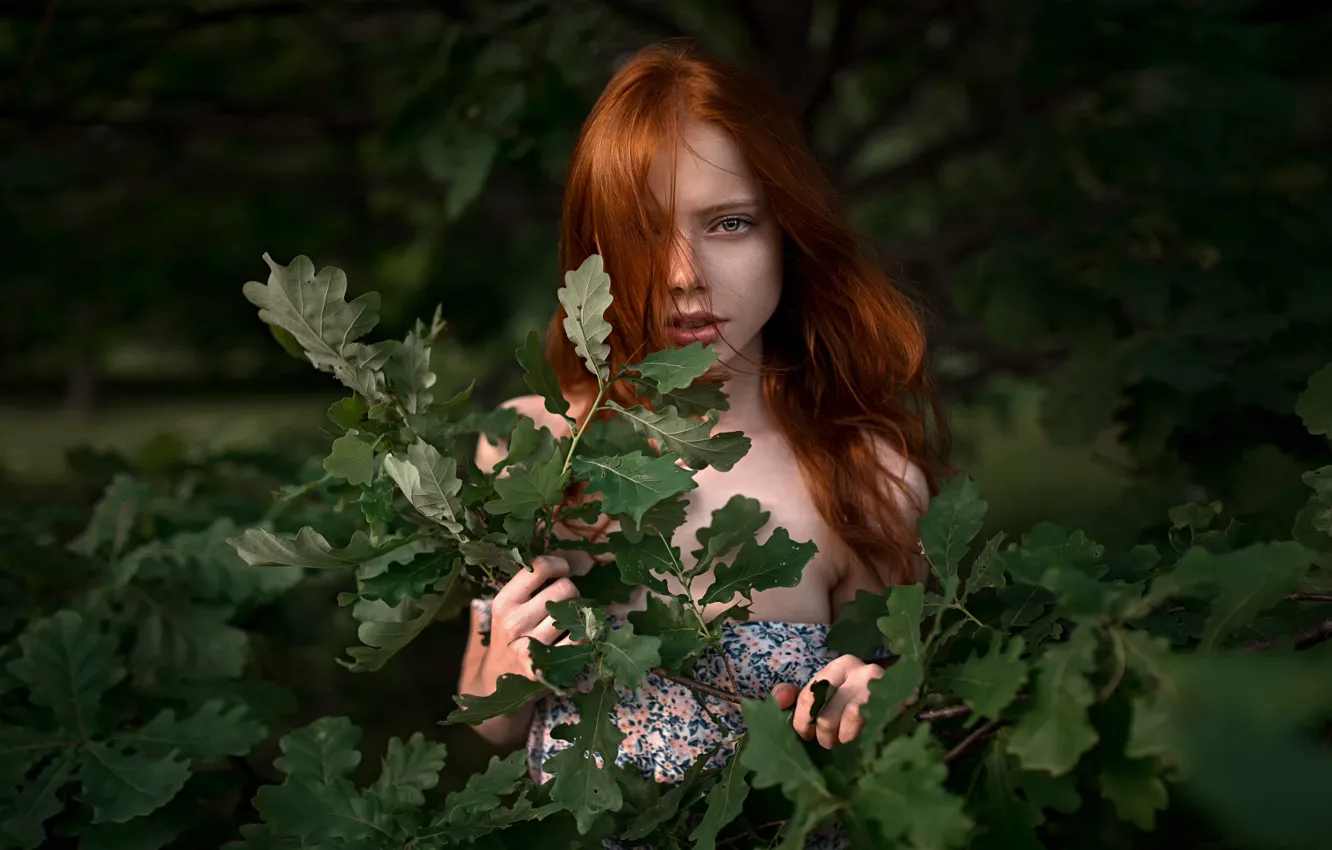 Photo wallpaper sprig, George Chernyadev, red-haired beauty, Catherine Jasnogorodska, Eve was redhead-2