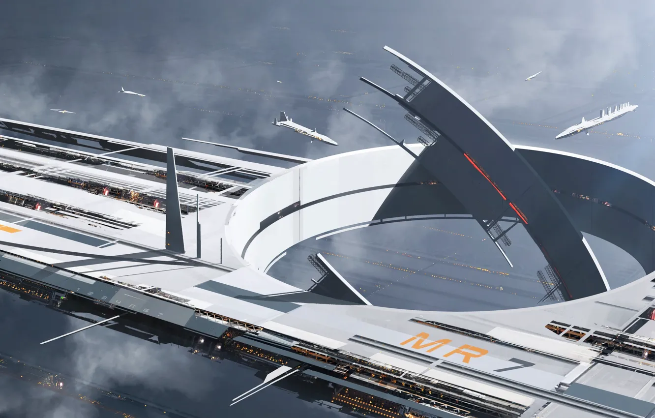 Photo wallpaper game, mass effect, art, Concept Art, mass effect 5