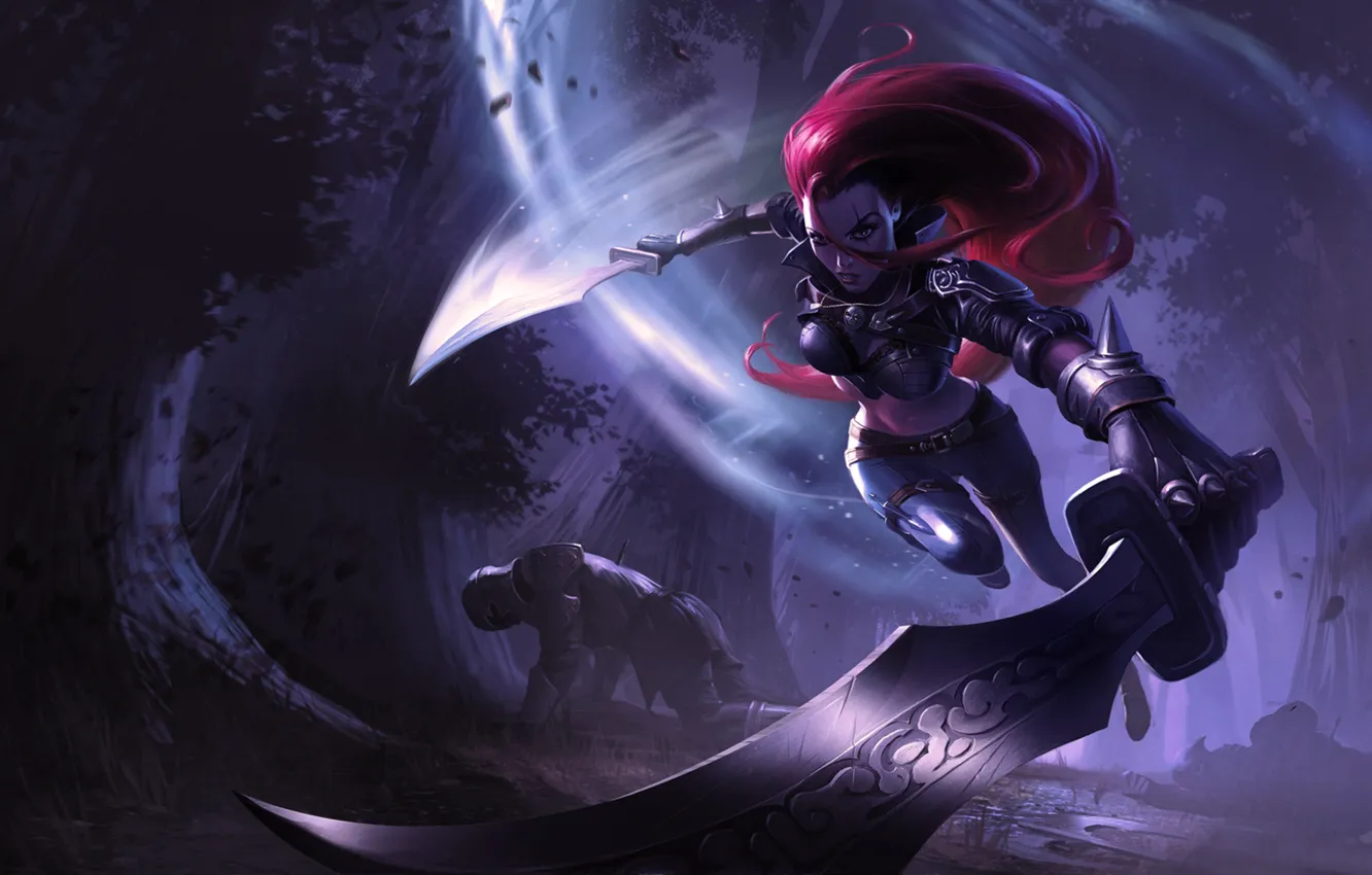Photo wallpaper sword, League of Legends, Katarina, LoL, Sinister Blade