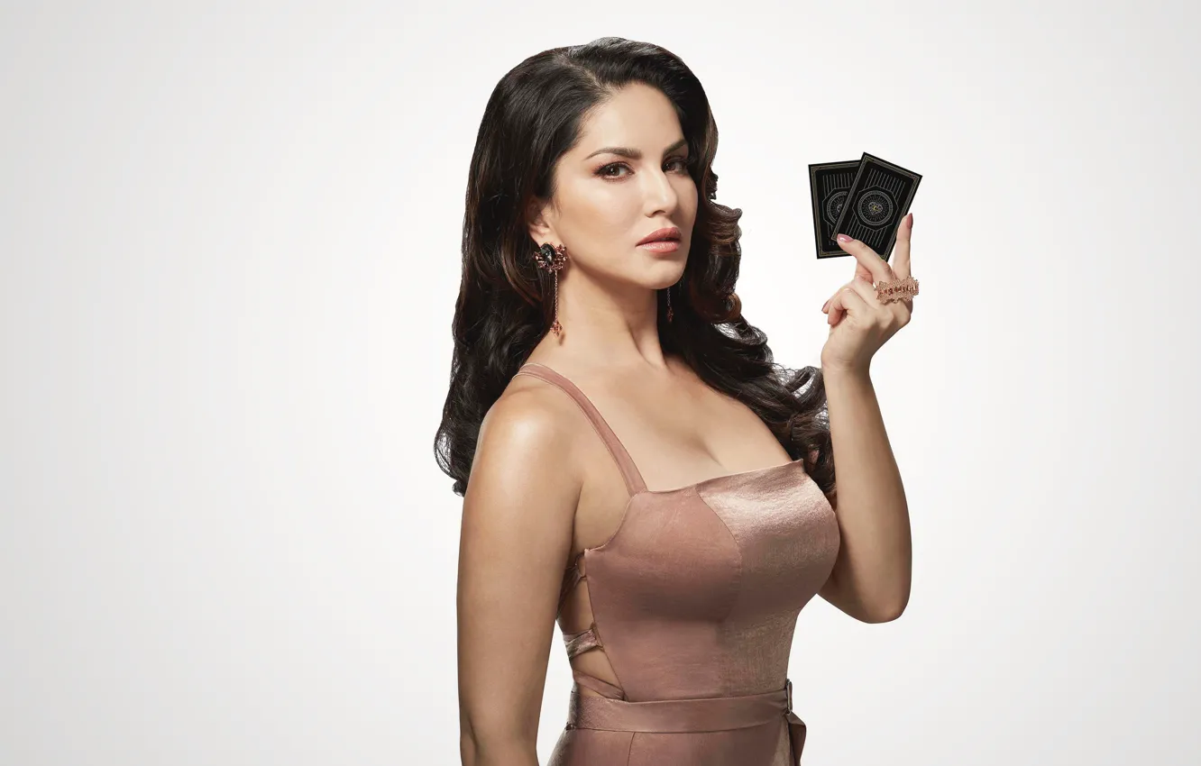 Photo wallpaper girl, hot, sexy, Sunny Leone, eyes, smile, beautiful, figure