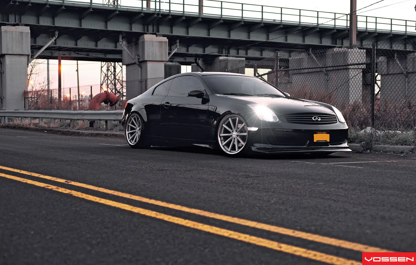 Photo wallpaper tuning, drives, infiniti g35, Vossen