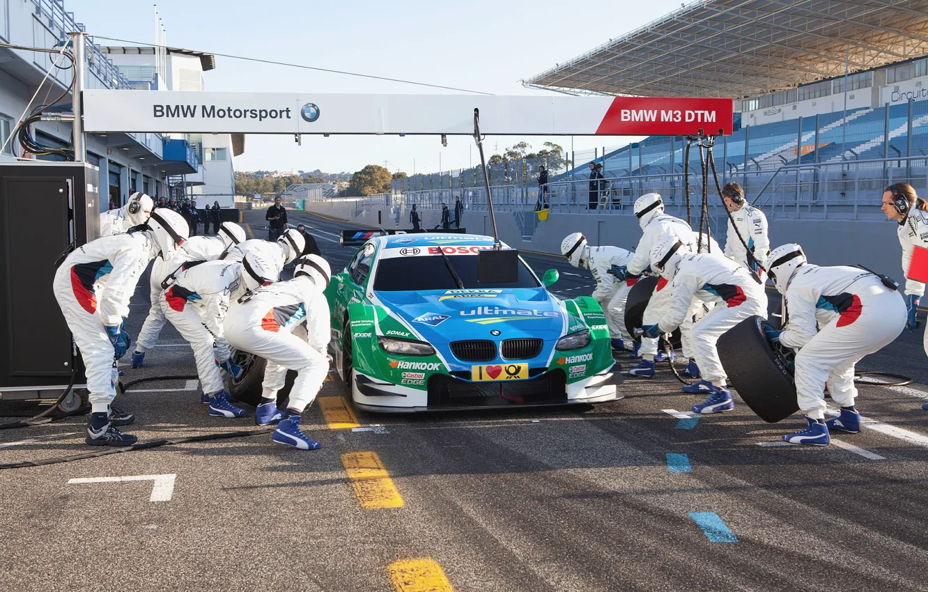 Photo wallpaper BMW, 2012, DTM, testing