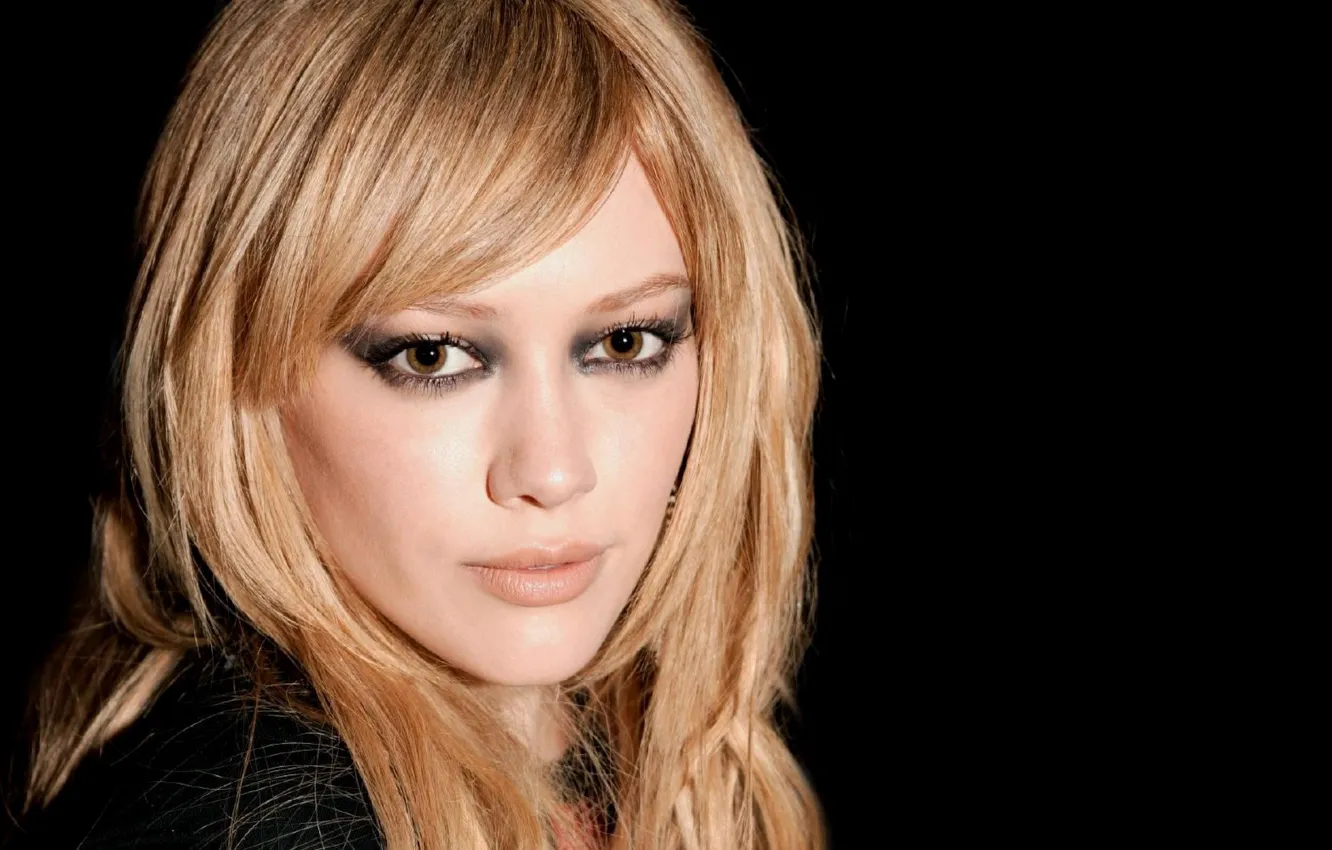 Photo wallpaper girl, model, portrait, makeup, actress, singer, Hilary Duff, Hilary Duff