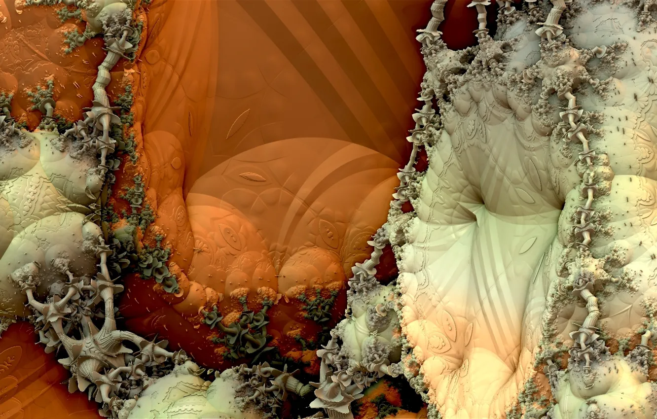 Photo wallpaper abstraction, background, form, Fractal