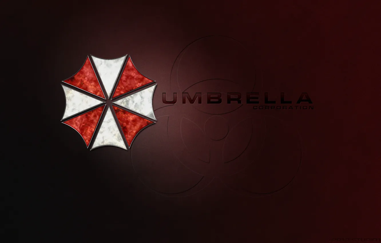 Photo wallpaper red, logo, game, texture, Resident Evil, Umbrella, Biohazard, Umbrella Corp.