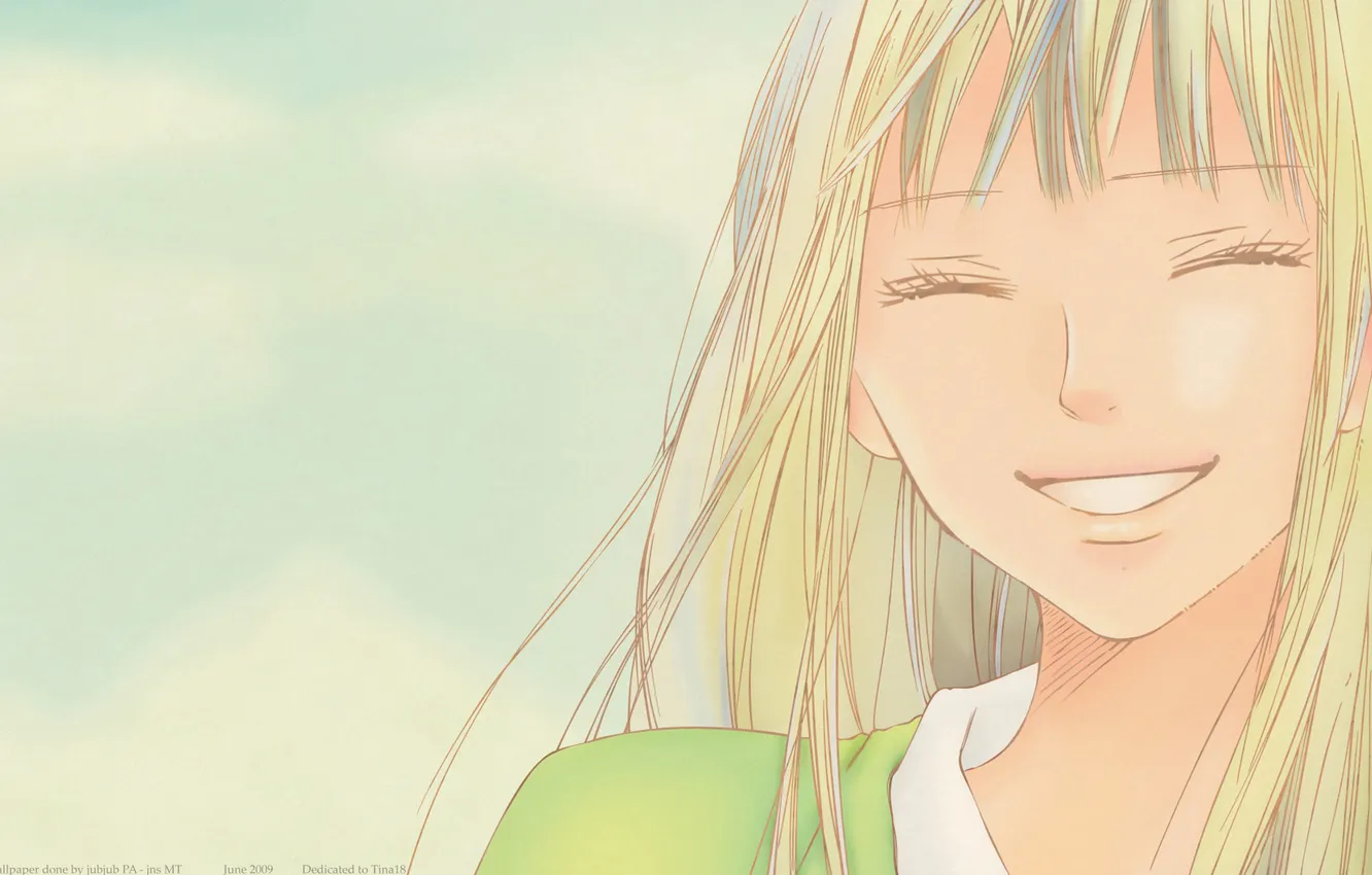 Photo wallpaper girl, smile, anime, Kimi ni Todoke, To reach you, sawako kuronuma