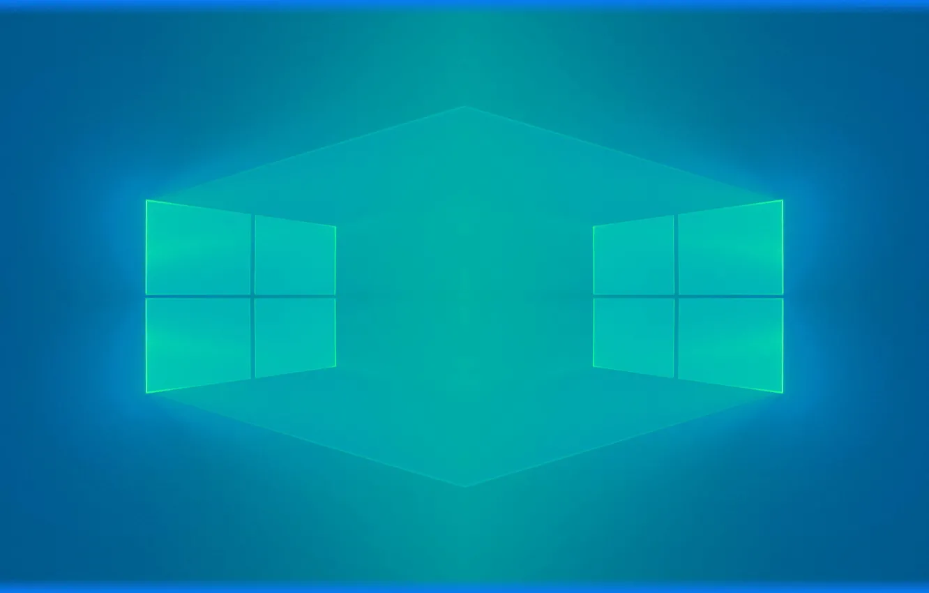 Photo wallpaper blue, background, figure, backlight