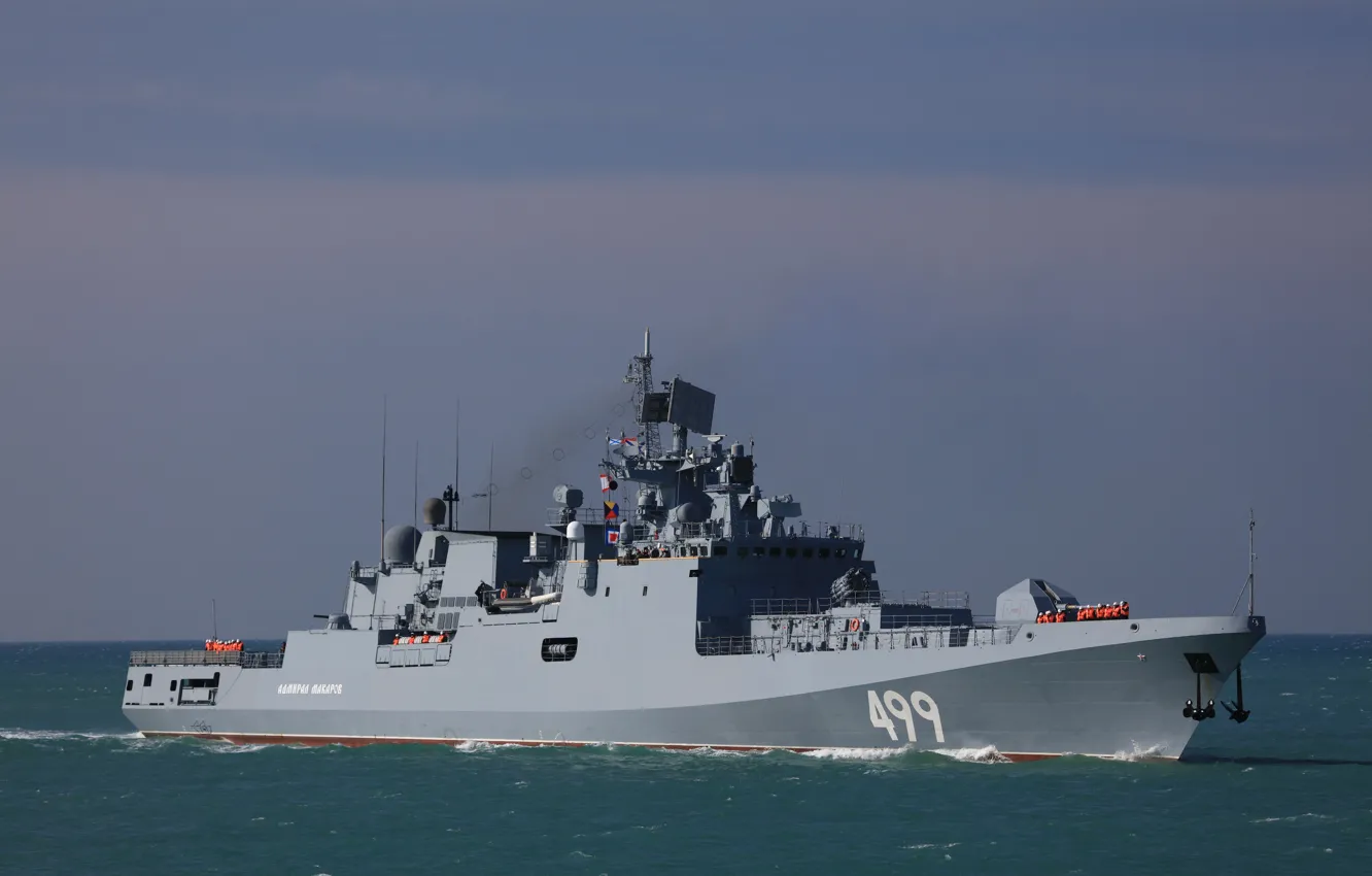 Photo wallpaper ship, frigate, guard, Admiral Makarov