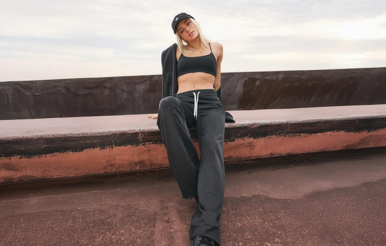 Photo wallpaper spring, clothing, Olivia Dunne, mountain