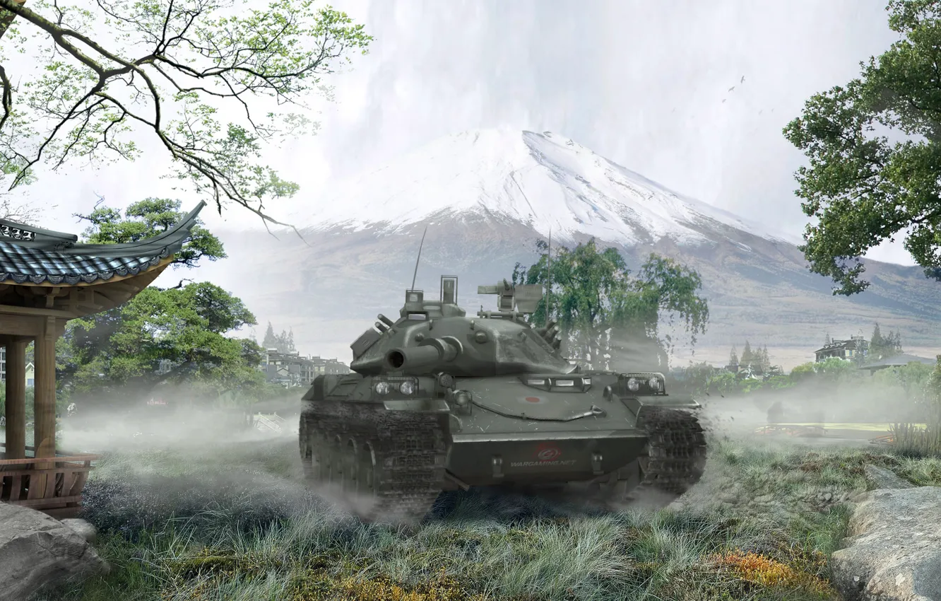 Photo wallpaper Japan, tank, Japan, tanks, WoT, World of tanks, tank, World of Tanks