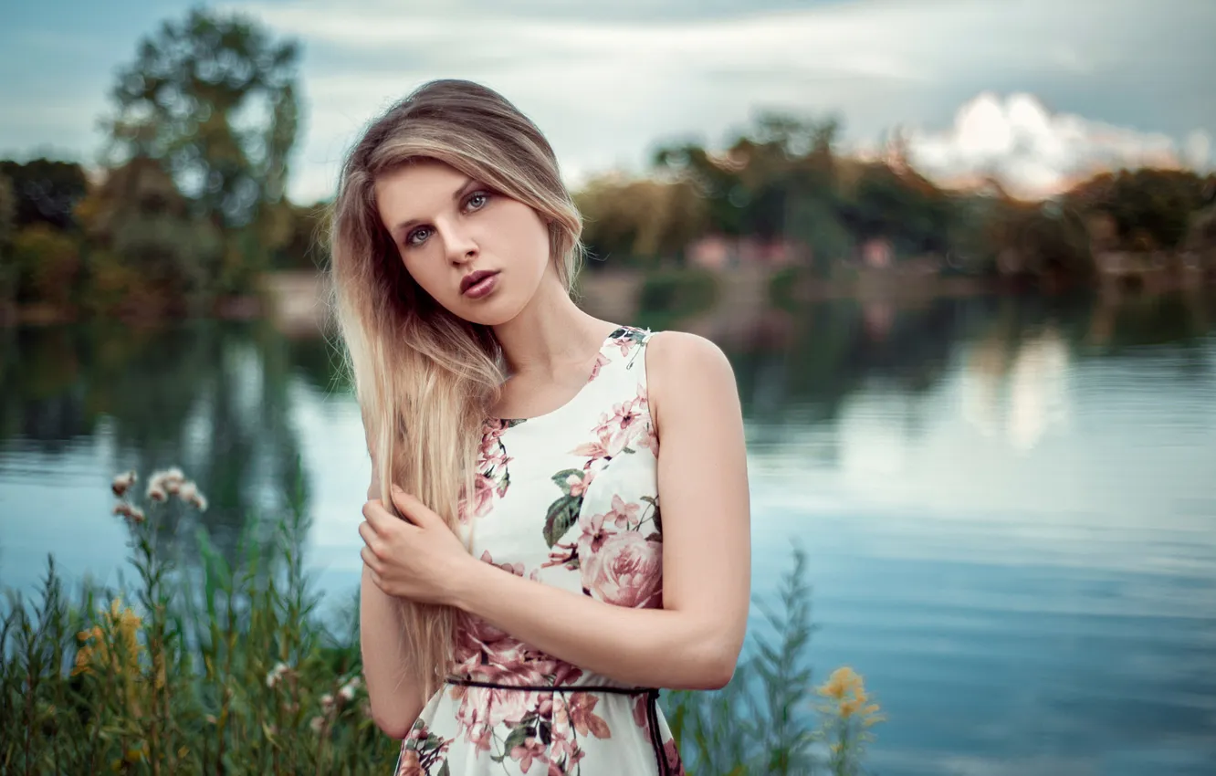 Photo wallpaper look, the beauty, Lods Franck, Angy