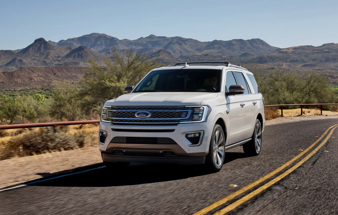 Photo wallpaper road, Ford, SUV, Expedition, 2020