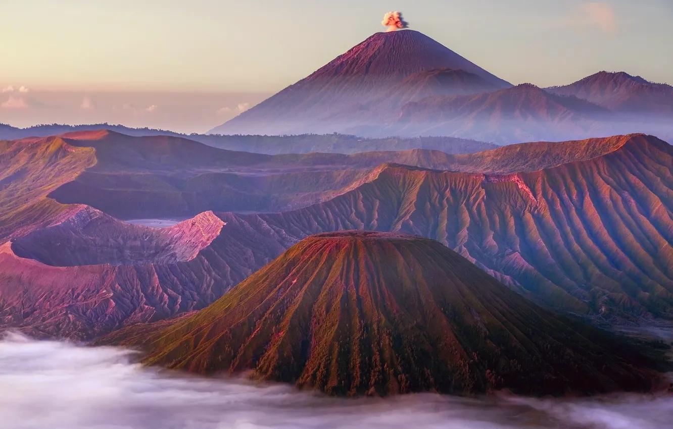 Wallpaper Indonesia, volcanoes, Bromo, Tanger for mobile and desktop ...