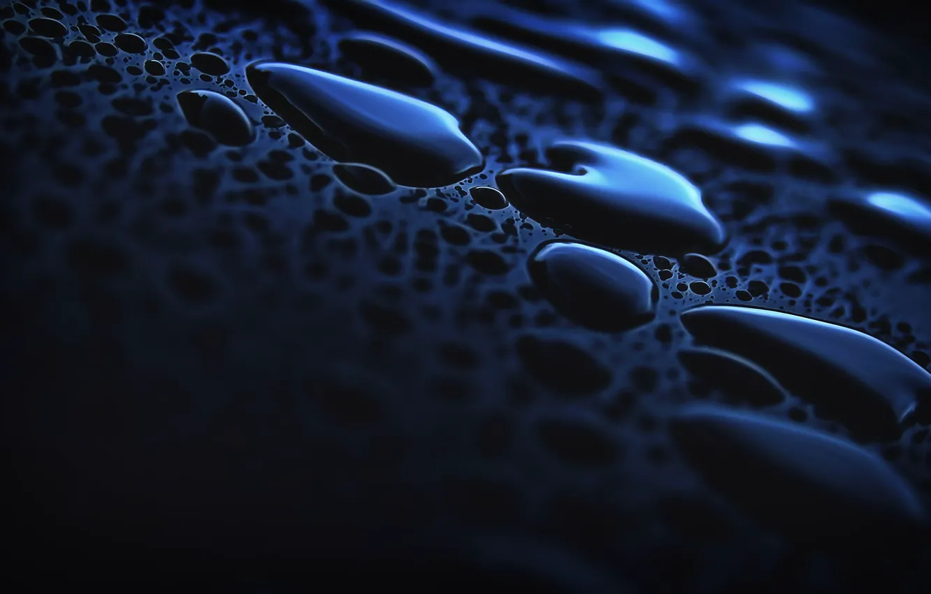 Photo wallpaper drops, macro, surface, background