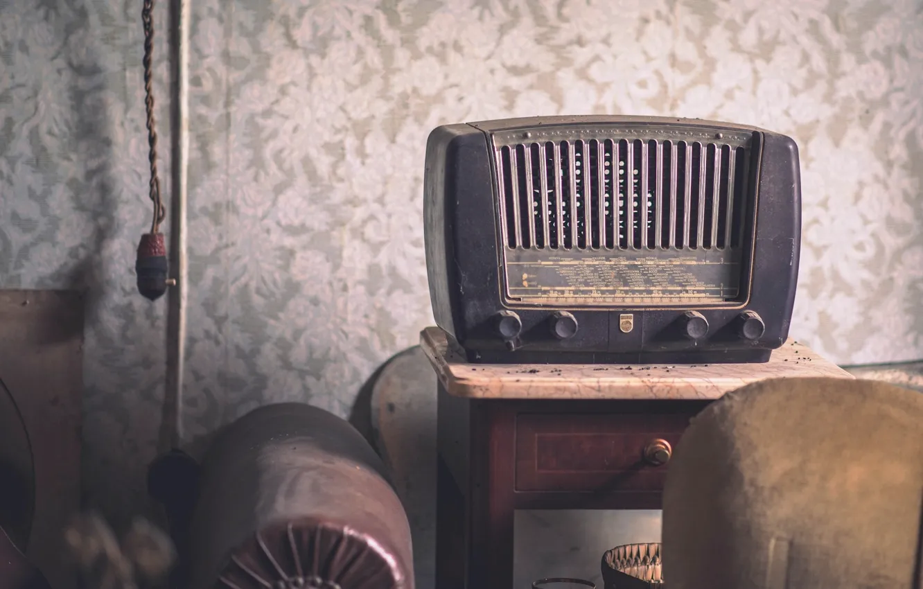 Photo wallpaper background, radio, receiver